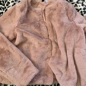 Faux fur coat